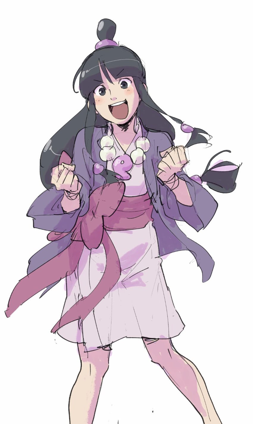 maya fey (ace attorney) drawn by taba_(tb_gya)