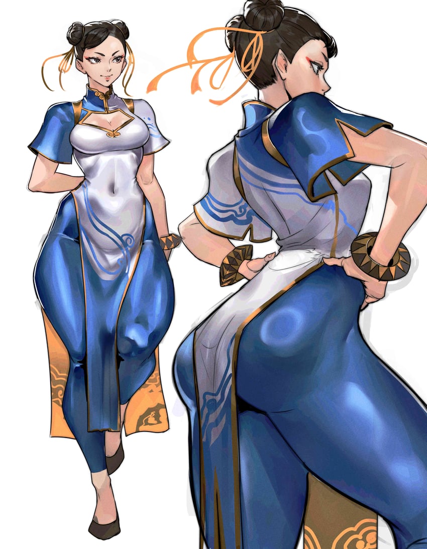 chun-li (street fighter and 1 more) drawn by juaag_acgy