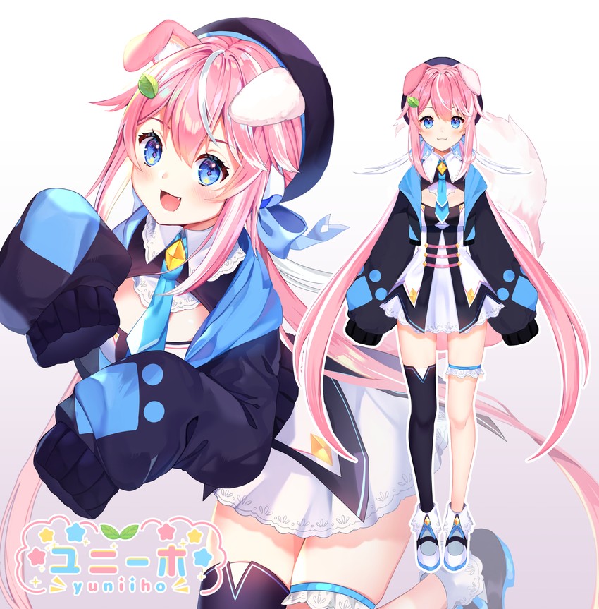 yuniiho (indie virtual youtuber) drawn by yuniiho