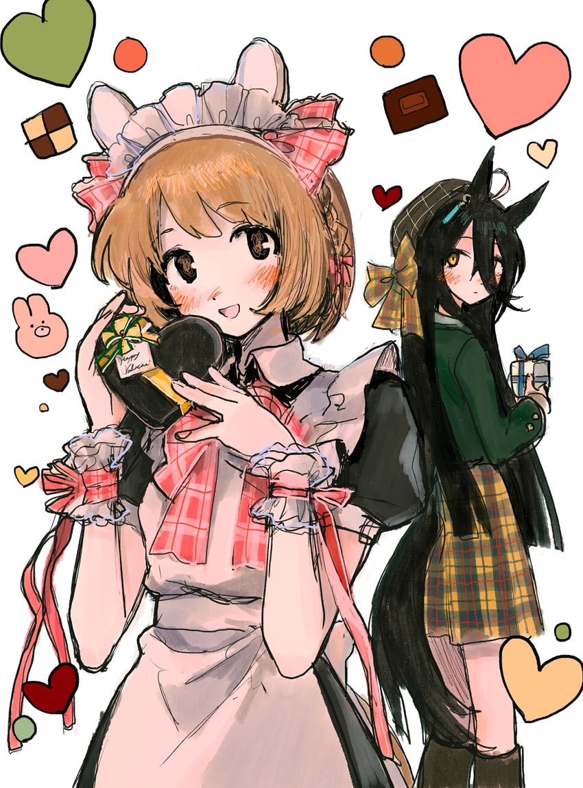 manhattan cafe and yukino bijin (umamusume) drawn by subaru_(user_tmwv7722)