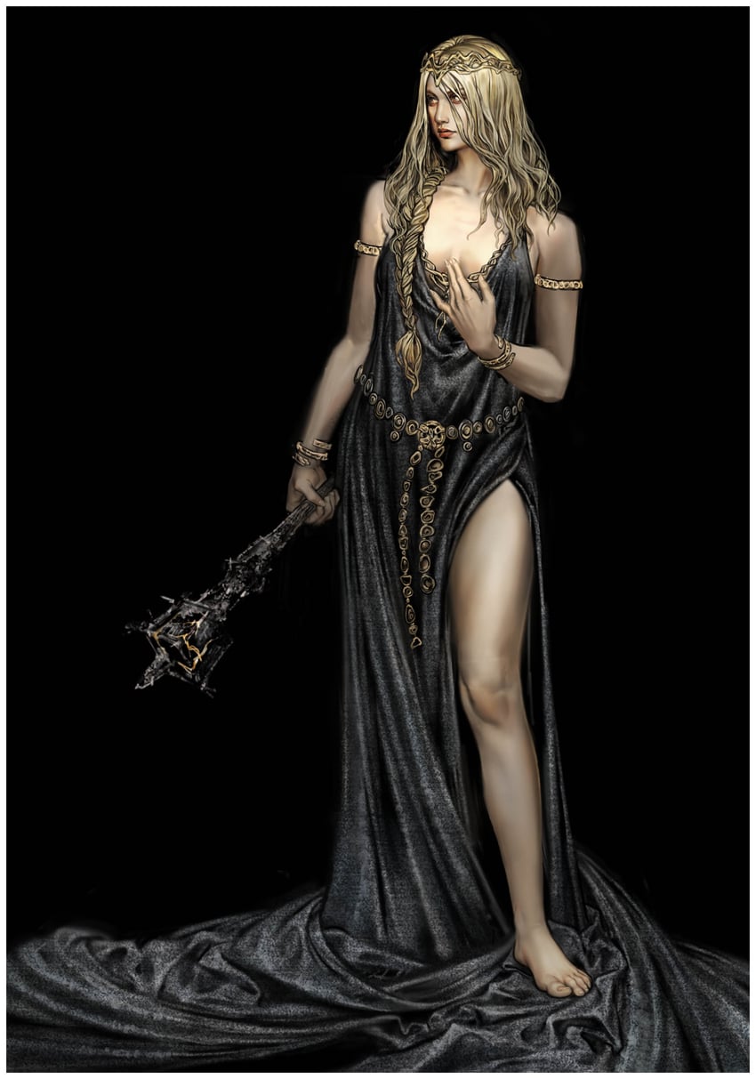 queen marika the eternal (elden ring) drawn by robinrot