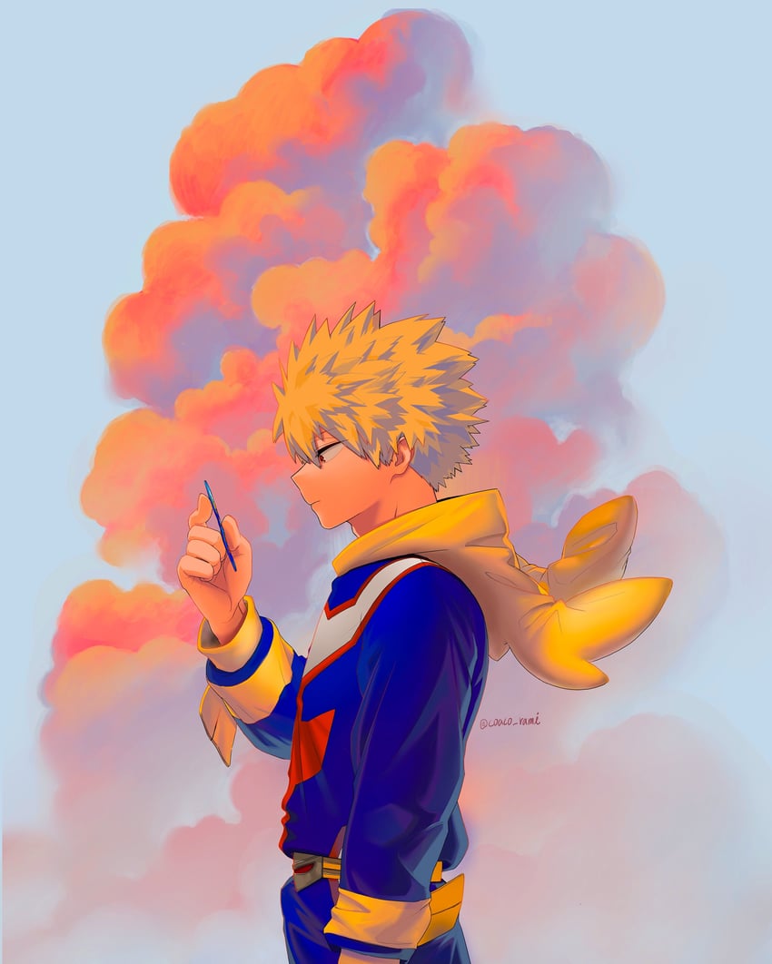 bakugou katsuki (boku no hero academia) drawn by coaco_rami