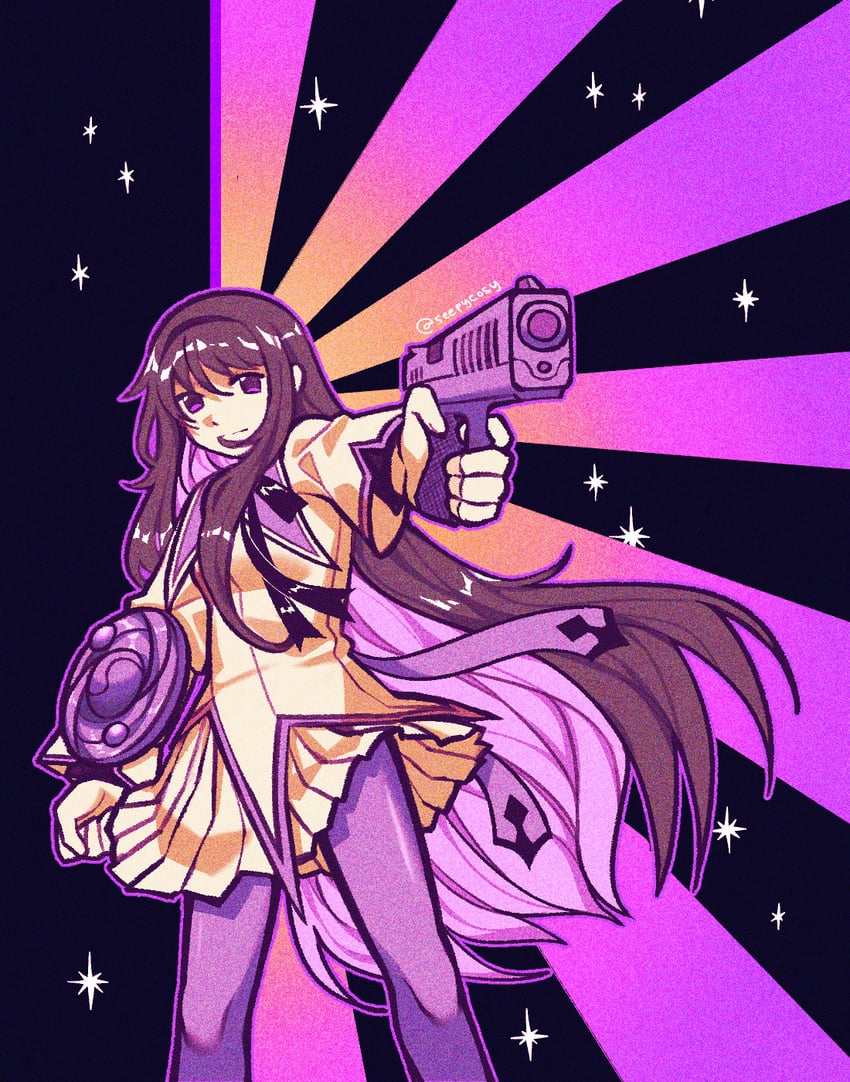akemi homura (mahou shoujo madoka magica) drawn by ni-ien