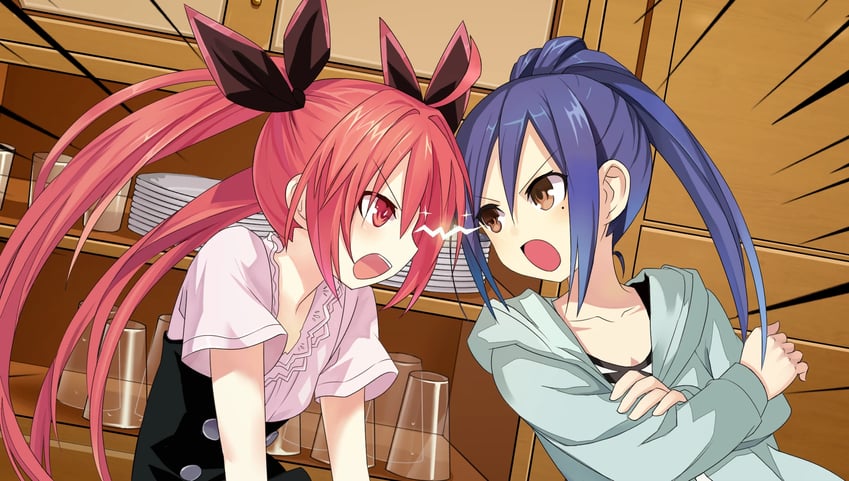 itsuka kotori and takamiya mana (date a live and 1 more)