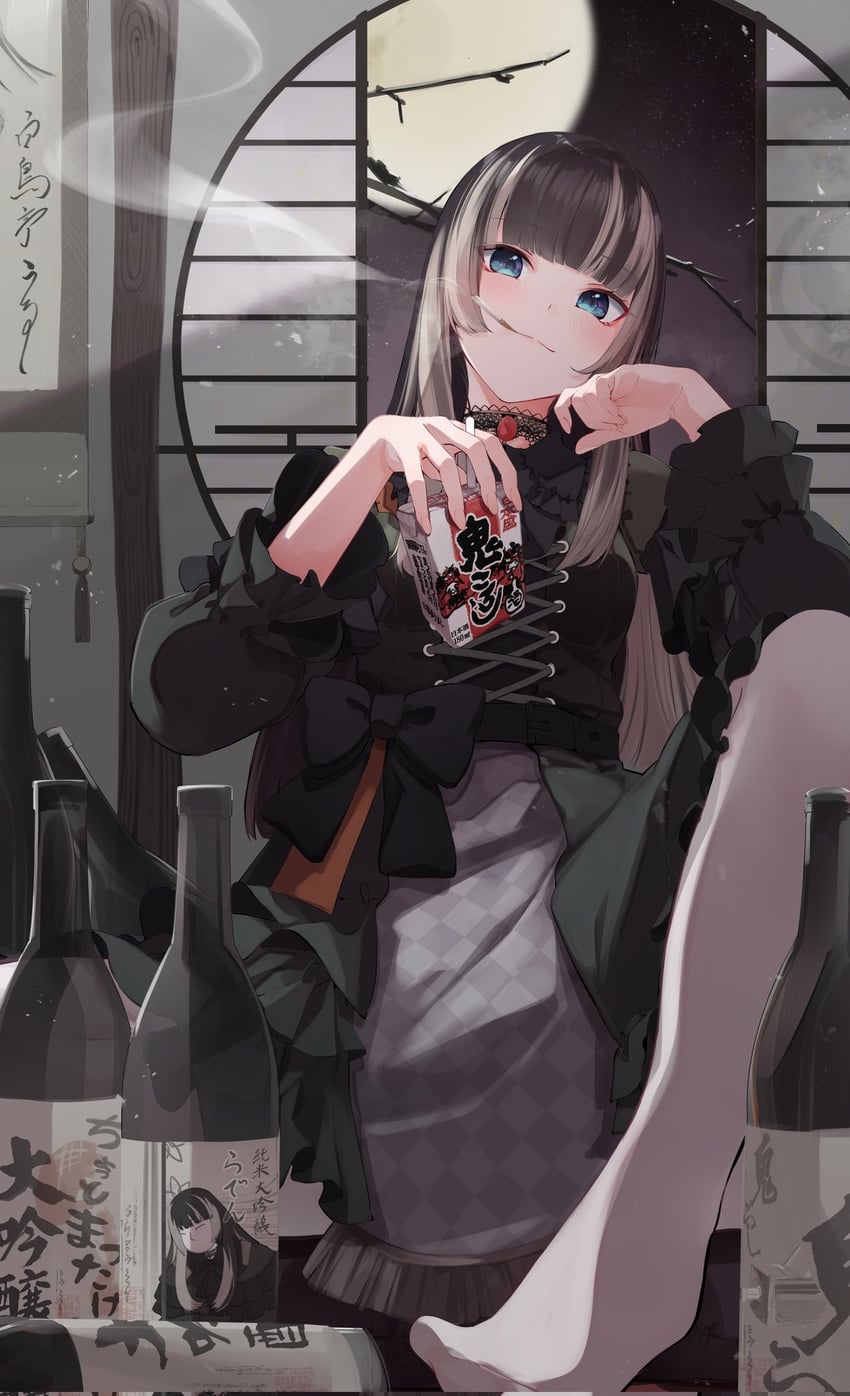 juufuutei raden (hololive and 1 more) drawn by motoi_(croa76)