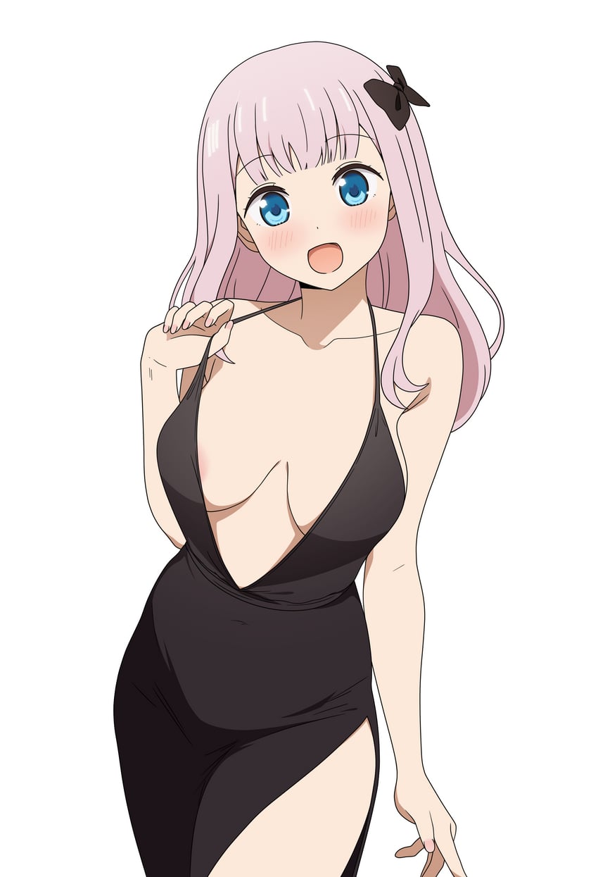 fujiwara chika (kaguya-sama wa kokurasetai ~tensai-tachi no renai zunousen~) drawn by coro_fae