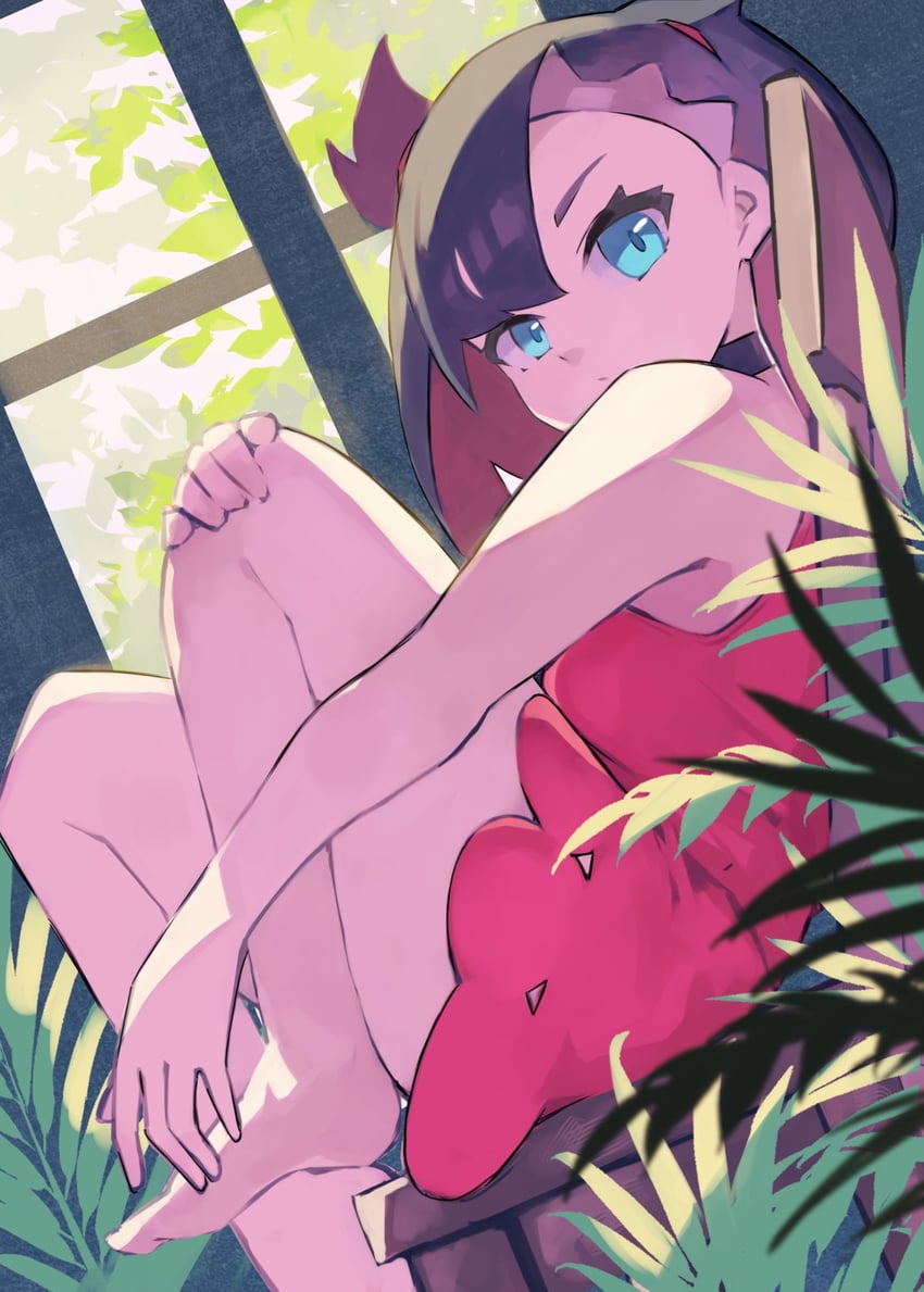 marnie (pokemon and 1 more) drawn by gara_(qbeuxvii22)