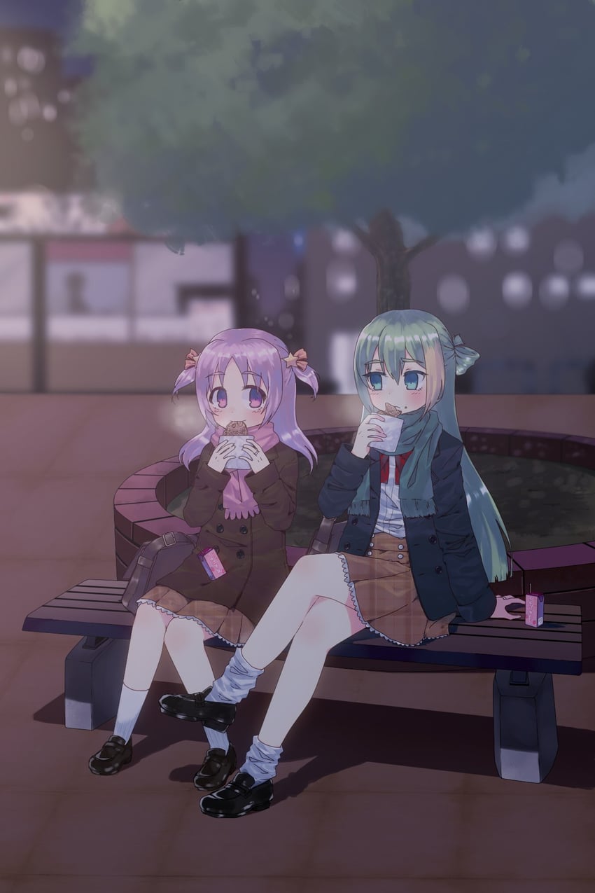 alina gray and misono karin (mahou shoujo madoka magica and 1 more) drawn by amane_hikari