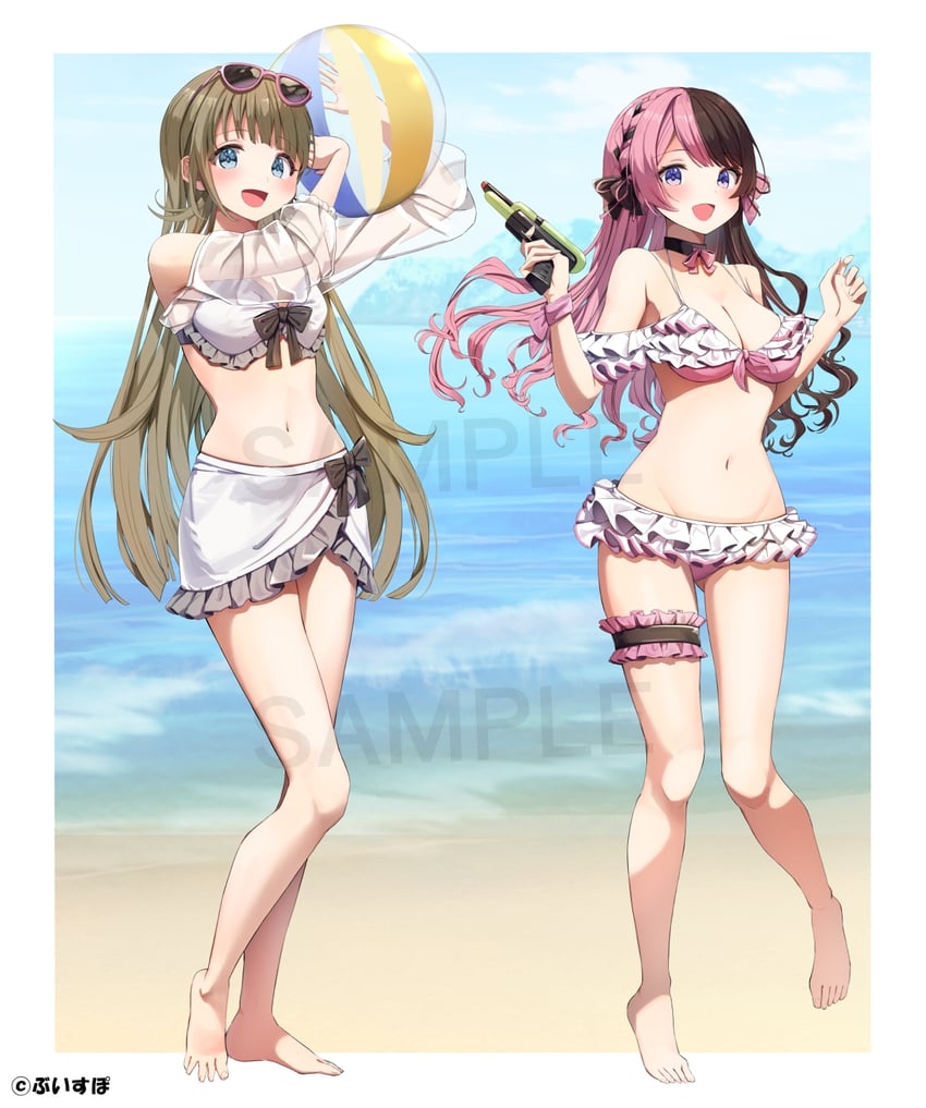 tachibana hinano and hanabusa lisa (vspo! and 3 more) drawn by summer_tail720