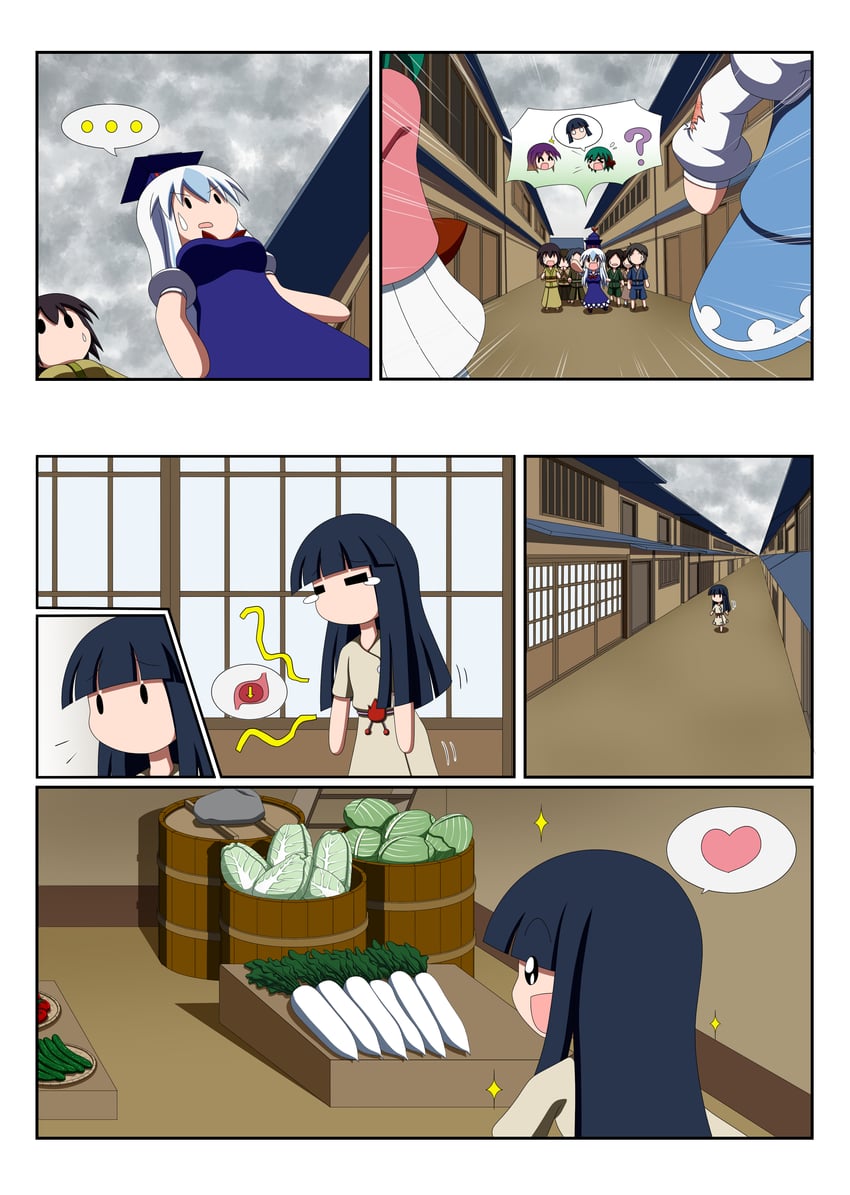 tatara kogasa, kamishirasawa keine, hijiri byakuren, and kasodani kyouko (original and 1 more) drawn by rakugaki-biyori