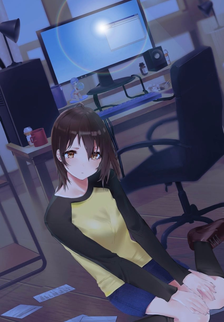 nakahara misaki (microsoft windows and 3 more) drawn by chaiijpg