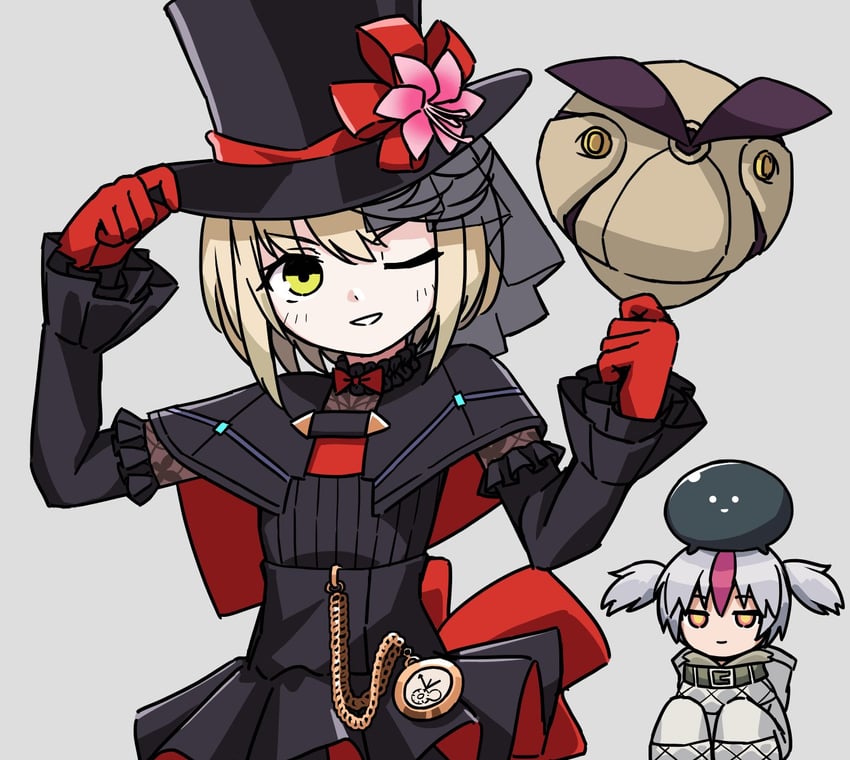 irene redmayne, narvy, and shion (heaven burns red) drawn by niboshi_917