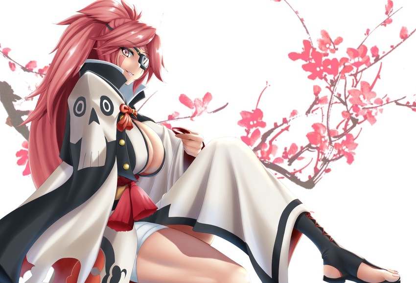 baiken (guilty gear and 1 more) drawn by tama_(tamakaka1031)