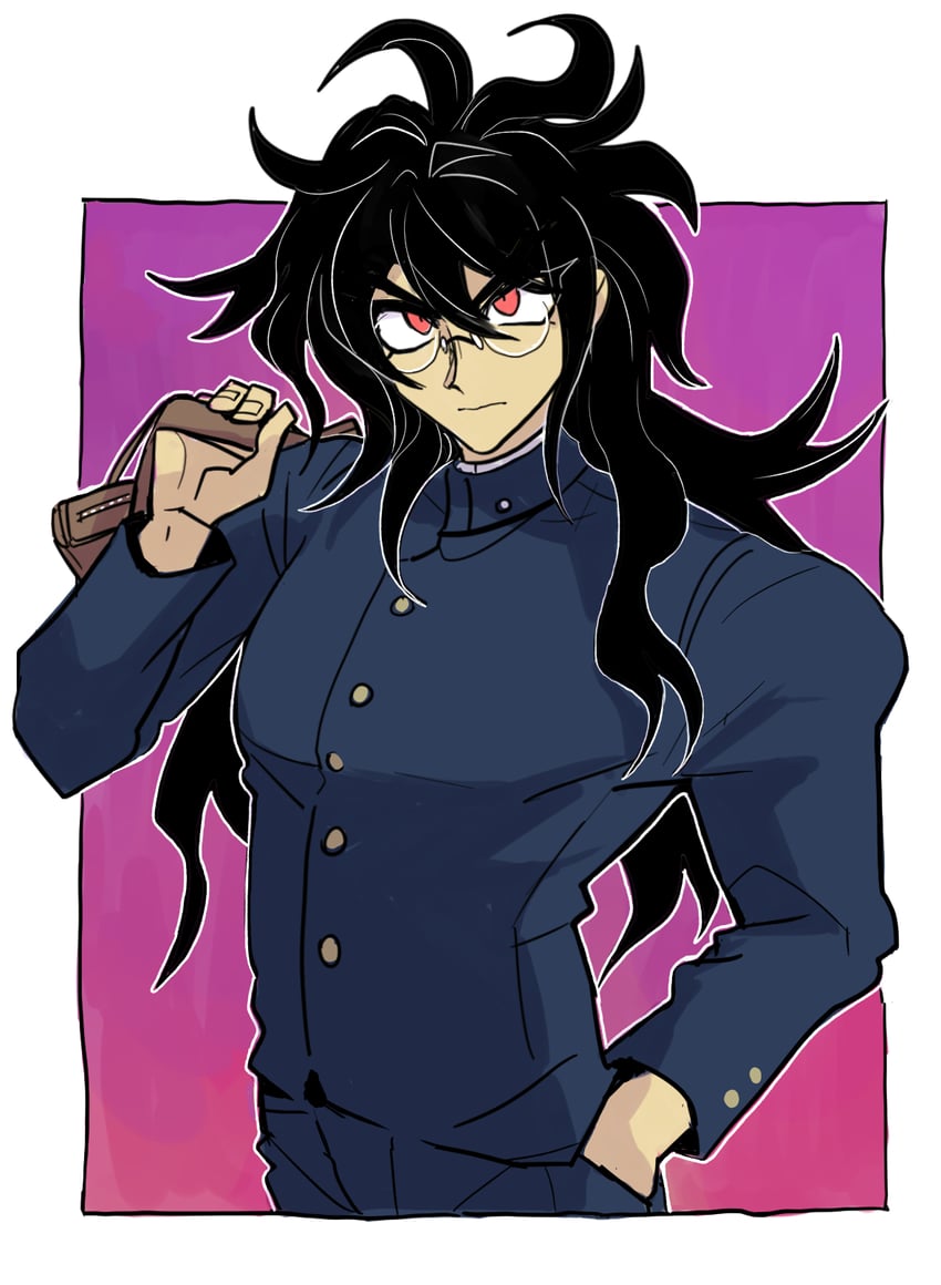 gokuhara gonta (danganronpa and 1 more) drawn by kumakoro_(tetsupag)