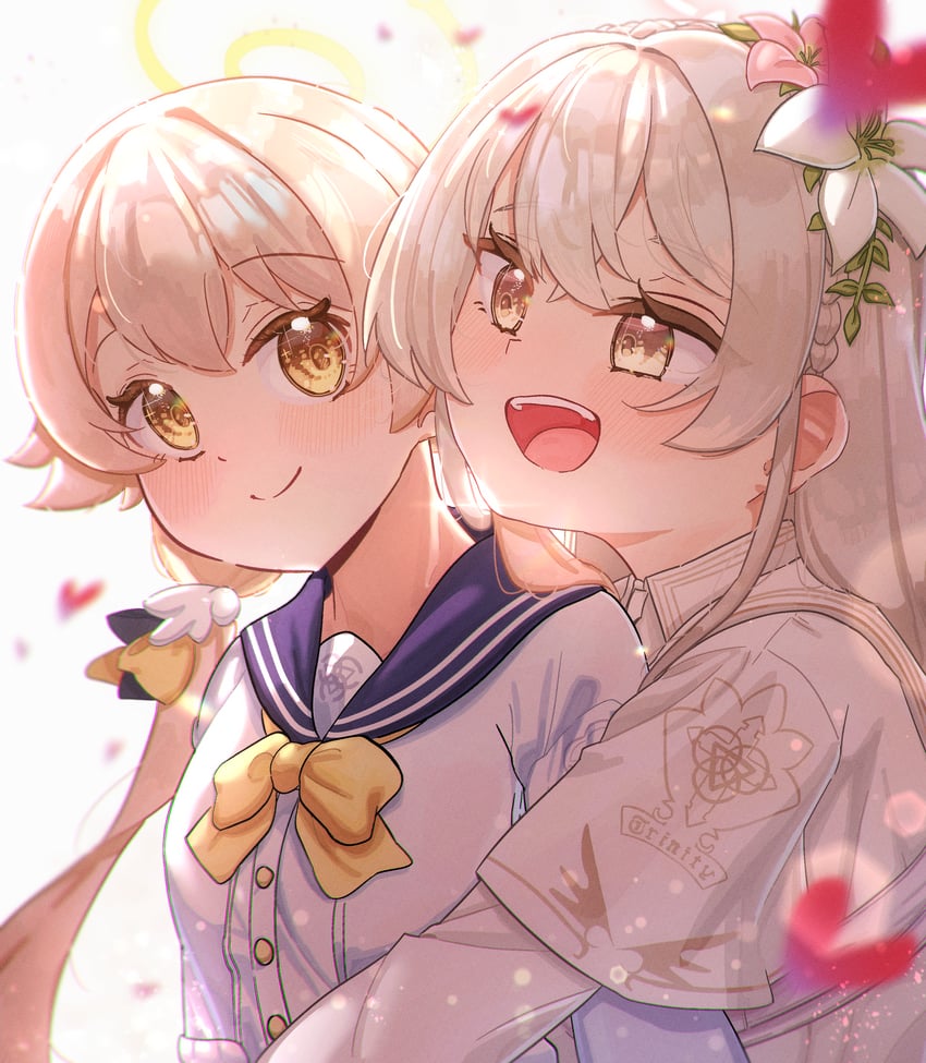 hifumi and nagisa (blue archive) drawn by otaichiichi