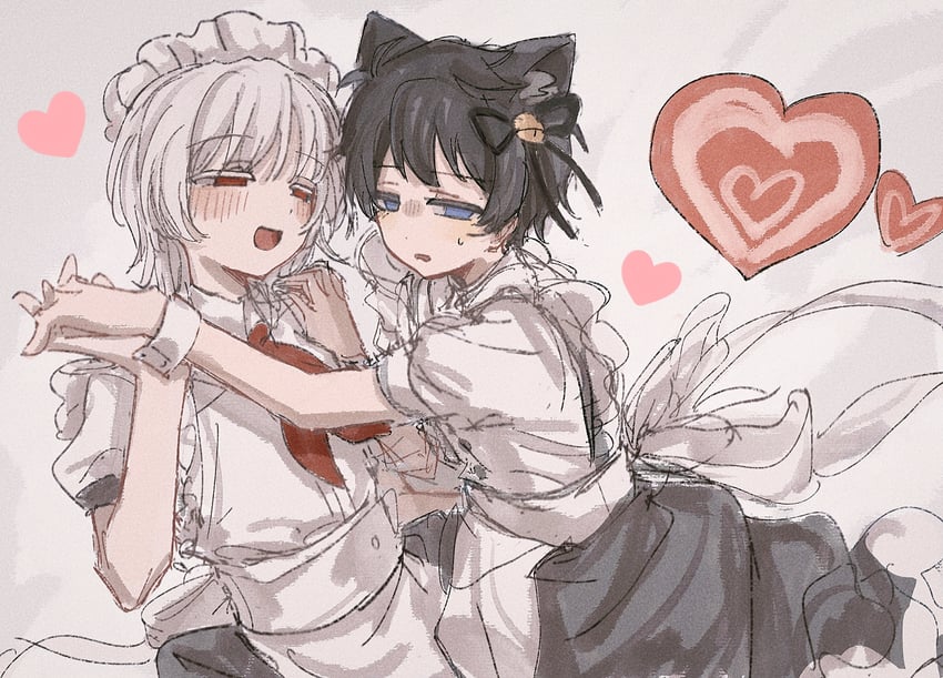 tatsunami shion and akinashi haru (saihate eki) drawn by shuru_shenme_mingzi
