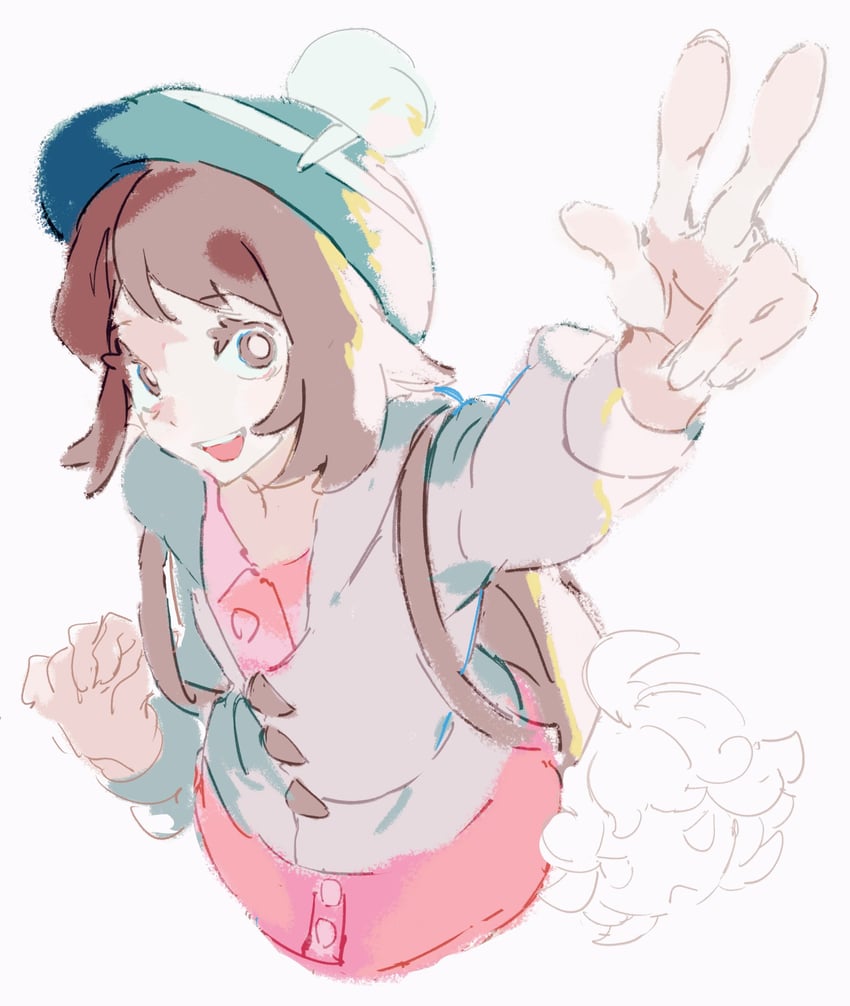 gloria (pokemon and 1 more) drawn by ciuchviicuq