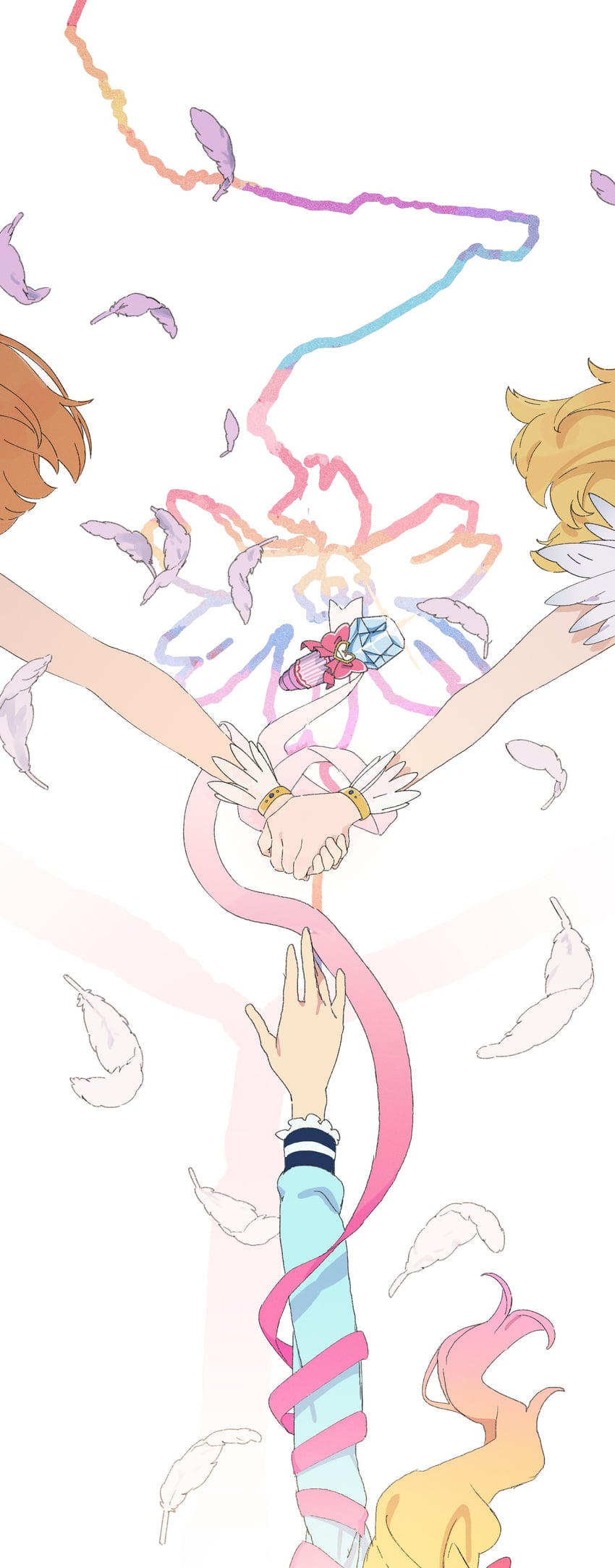 hoshimiya ichigo, ozora akari, and nijino yume (aikatsu! and 1 more) drawn by saitou_atsushi_(kamatamanankotu)