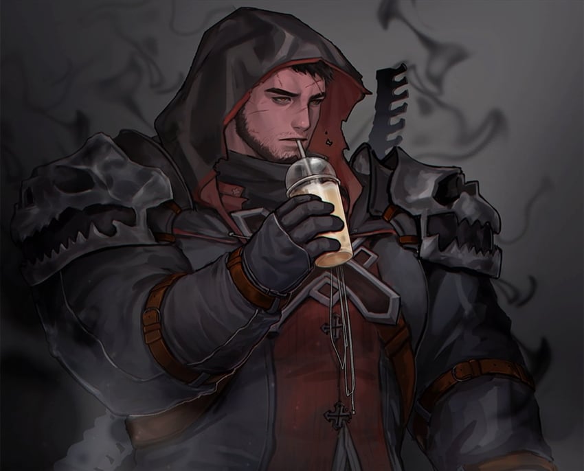 male priest and avenger (dungeon and fighter) drawn by sdz_(inazuma)