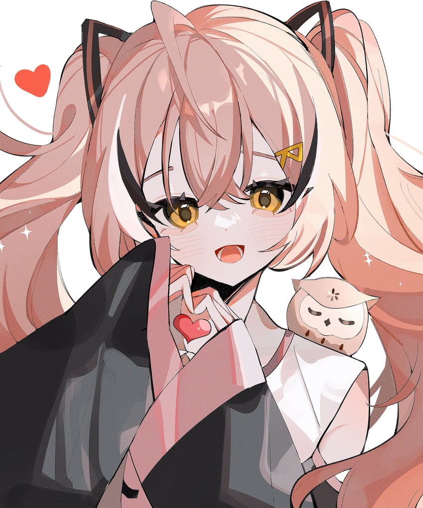 hatsune miku, nanashi mumei, and hootsie (hololive and 2 more) drawn by hana20000920