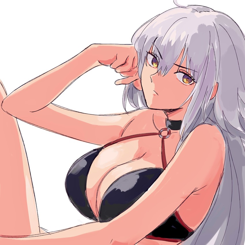 jeanne d'arc alter (fate and 1 more) drawn by kiriki_(pixiv41779615)