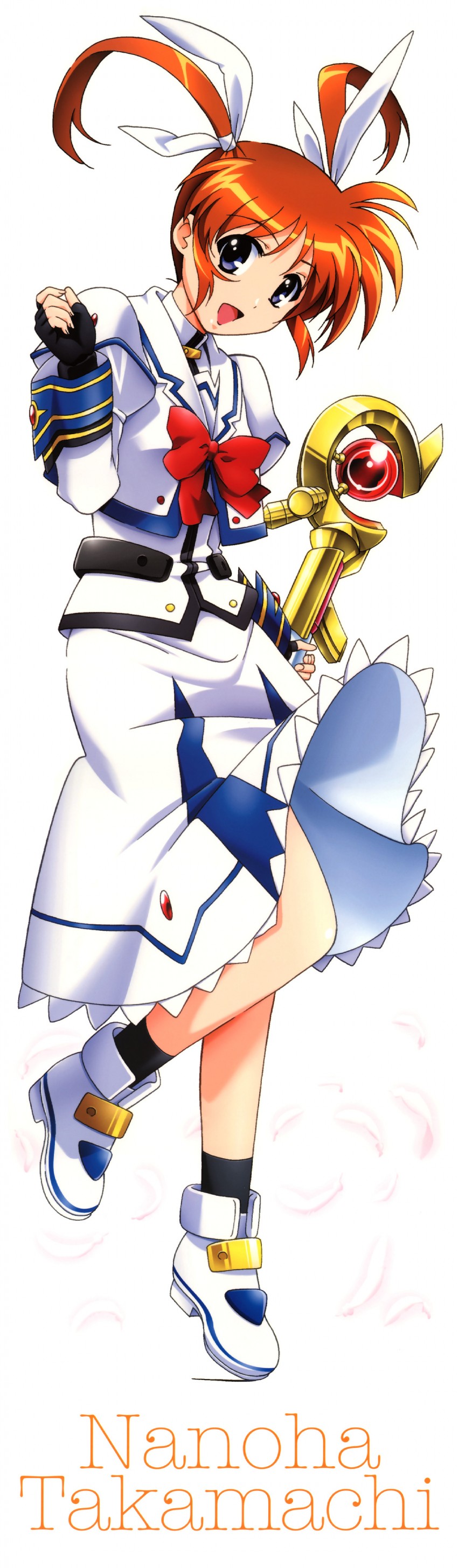 takamachi nanoha and raising heart (lyrical nanoha and 2 more)