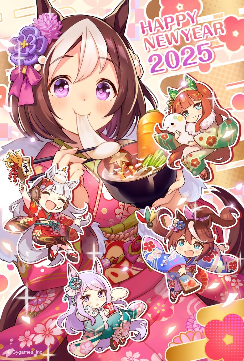 gold ship, mejiro mcqueen, tokai teio, silence suzuka, and special week (umamusume)