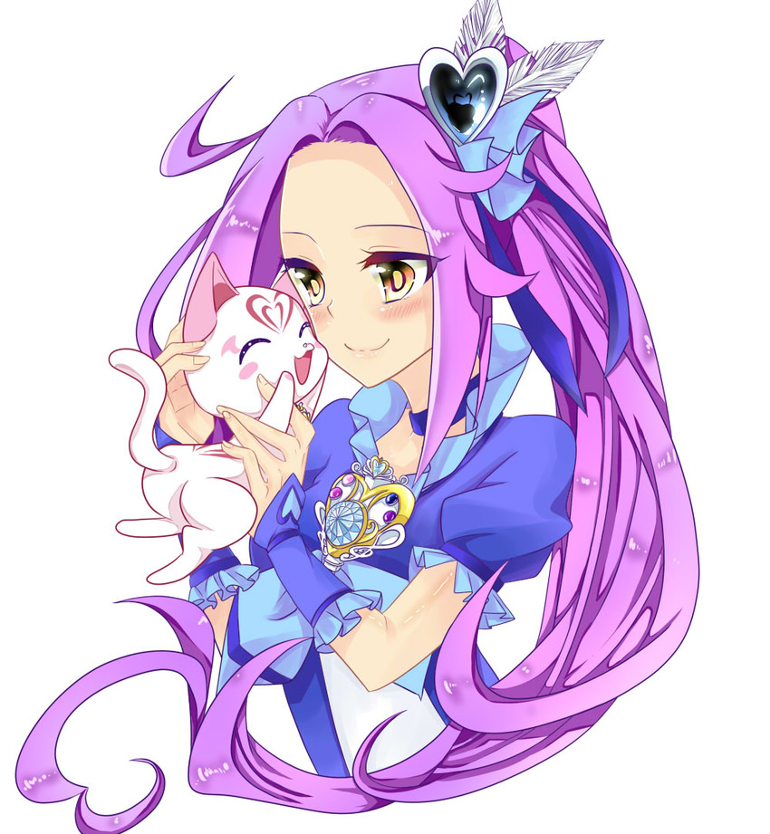 kurokawa eren, seiren, hummy, and cure beat (precure and 1 more) drawn by meisuke_(kan)