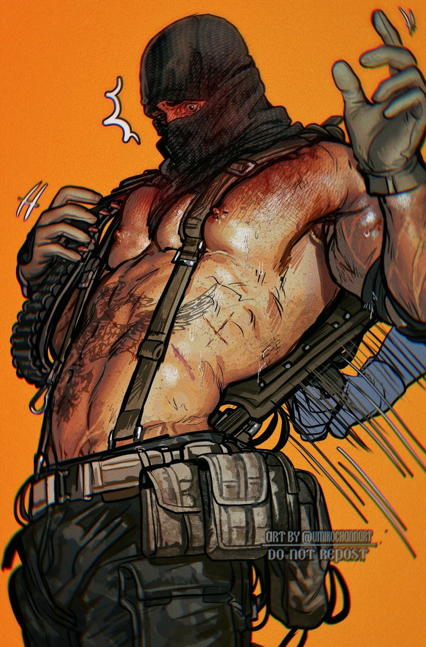 sebastian krueger (call of duty and 1 more) drawn by umikochannart