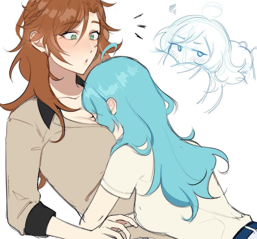 shinkai kanata and mikejima madara (ensemble stars!) drawn by lummy_yummy