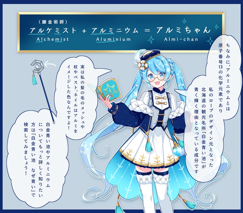 hatsune miku and yuki miku (vocaloid) drawn by asagao_minoru