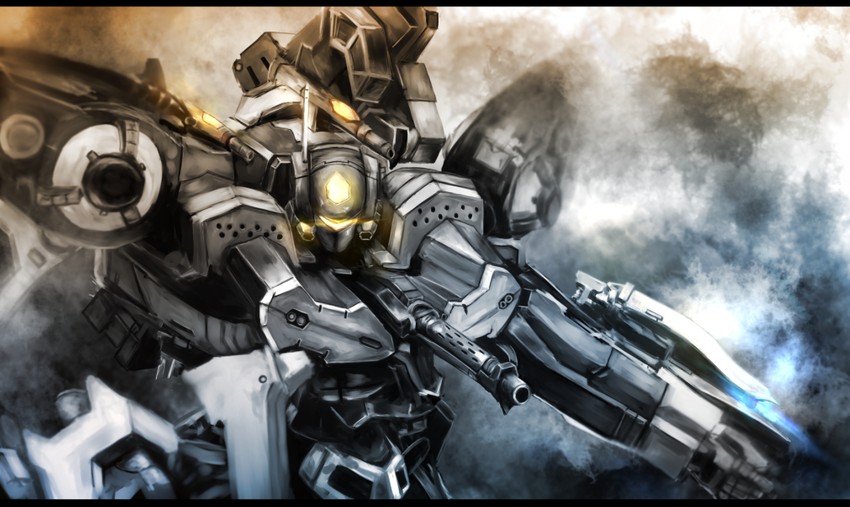 oracle and evangel (armored core and 1 more) drawn by yossy_project