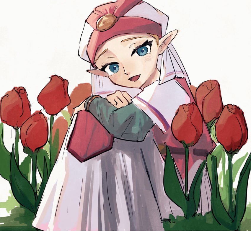 princess zelda and young zelda (the legend of zelda and 1 more) drawn by yamori_(yamoooon21)