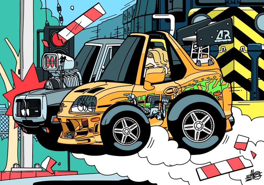 brian o'conner (fast & furious and 2 more) drawn by satosio