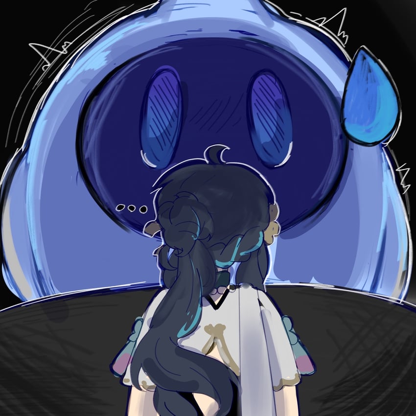 ruan mei and stephen lloyd (honkai and 1 more) drawn by soray_(aeonofsex)