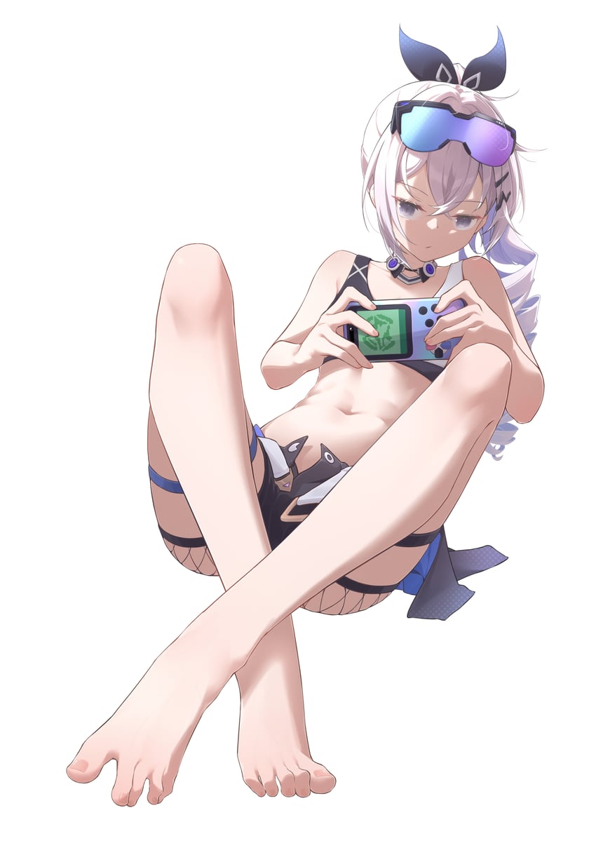 silver wolf (honkai and 1 more) drawn by chan_sang