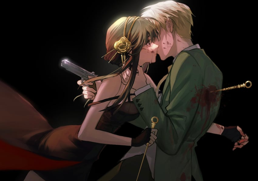 yor briar and twilight (spy x family) drawn by zehua0811