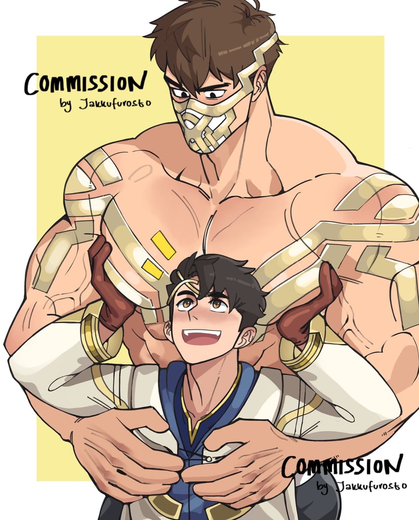 kiran, male kiran, and eikthyrnir (fire emblem and 1 more) drawn by jakkufurosto