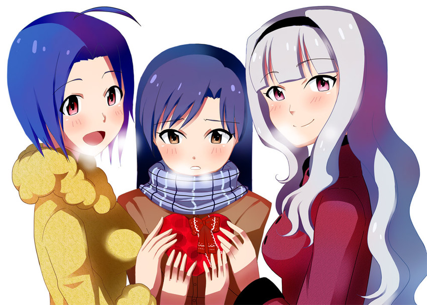 kisaragi chihaya, shijou takane, and miura azusa (idolmaster and 1 more) drawn by yoicha