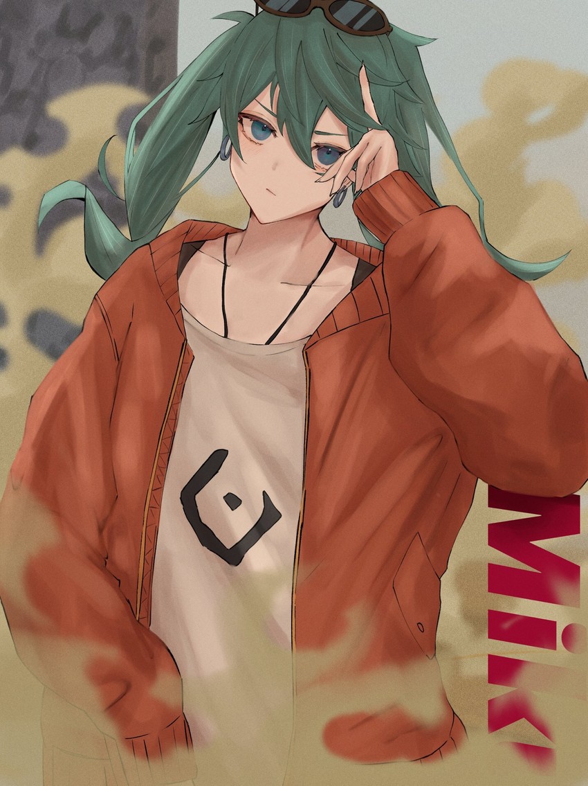 hatsune miku (vocaloid and 1 more) drawn by mourai
