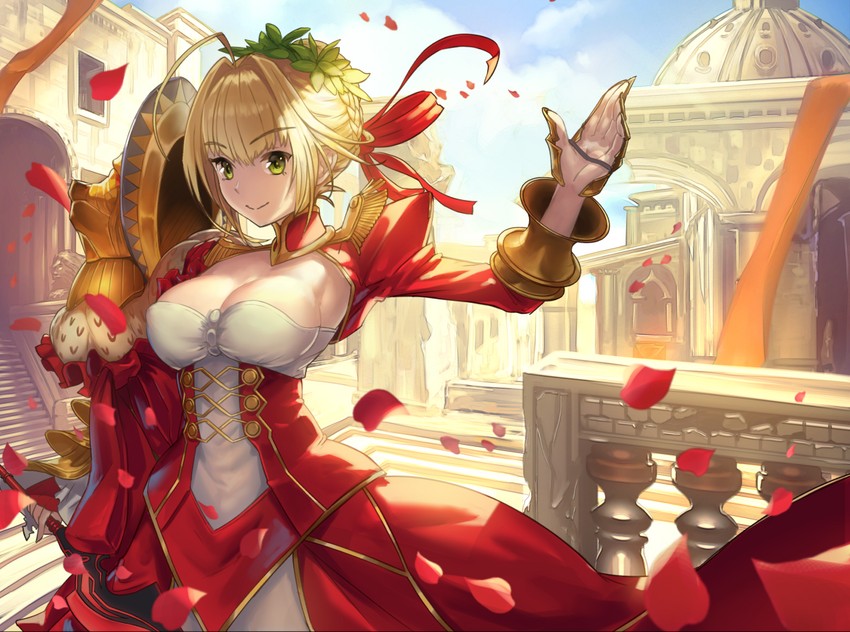 nero claudius (fate and 1 more) drawn by kazto_furuya