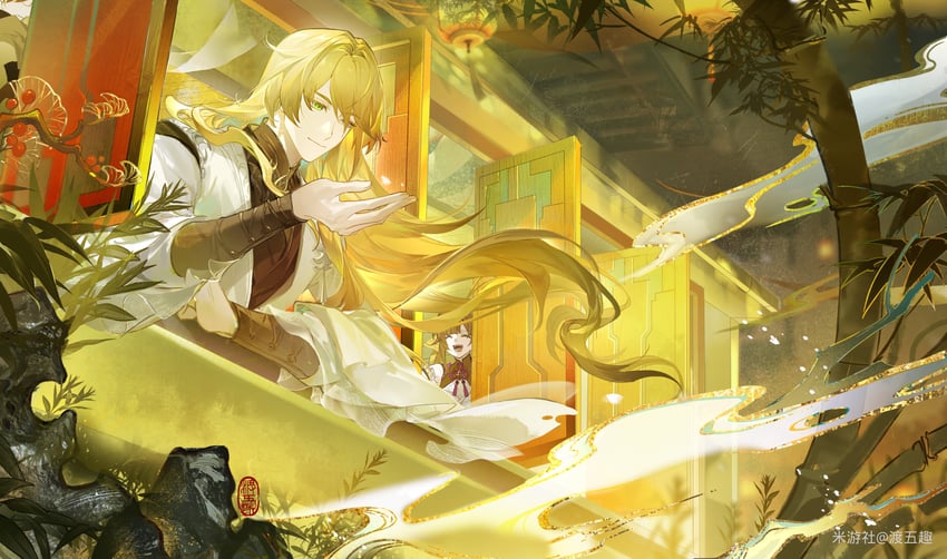 luocha and sushang (honkai and 1 more) drawn by ste7619