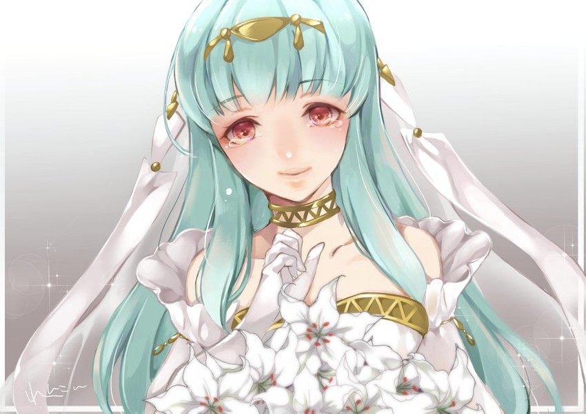 ninian (fire emblem and 2 more) drawn by renkonmatsuri
