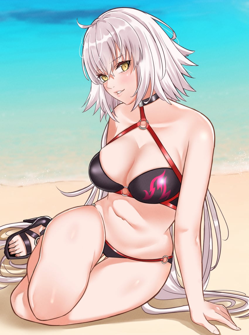 jeanne d'arc alter (fate and 1 more) drawn by tomotomow00w