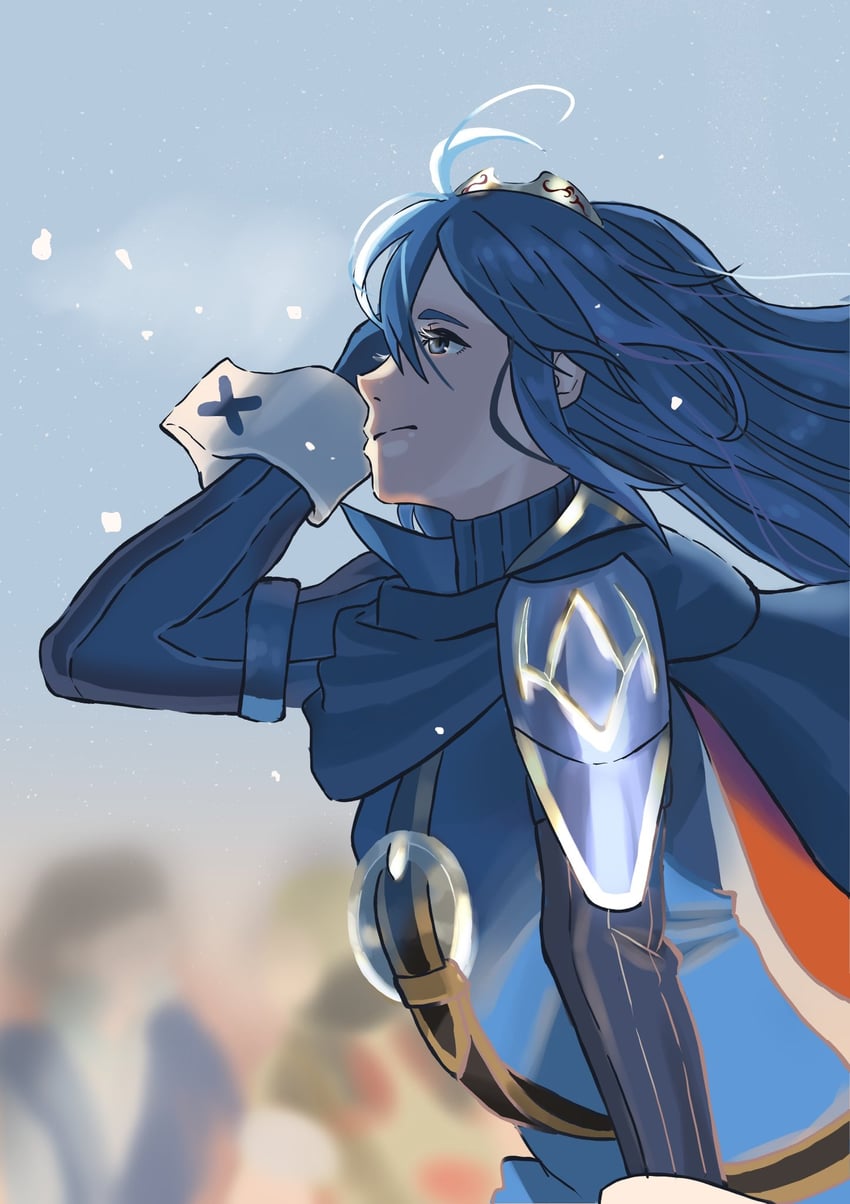 lucina (fire emblem and 1 more) drawn by peacefulandflat