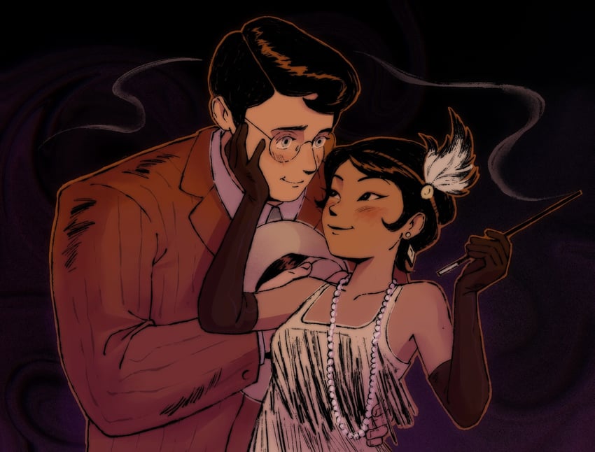 clark kent and lois lane (dc comics and 2 more) drawn by d-e-r-i