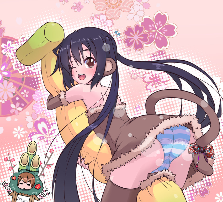 nakano azusa and hirasawa yui (k-on!) drawn by k10k