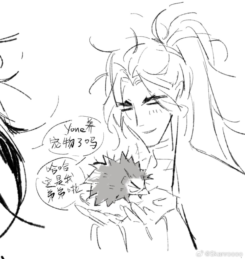 yasuo, yone, and heartsteel yone (league of legends) drawn by skanroooo