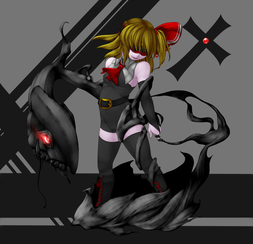 rumia, ex-rumia, and eddie (touhou and 1 more) drawn by amber_manzyu