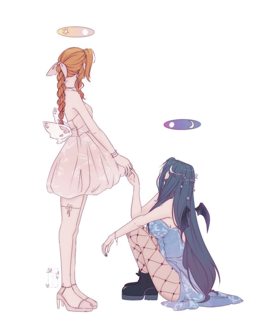 tifa lockhart and aerith gainsborough (final fantasy and 2 more) drawn by shanlieart